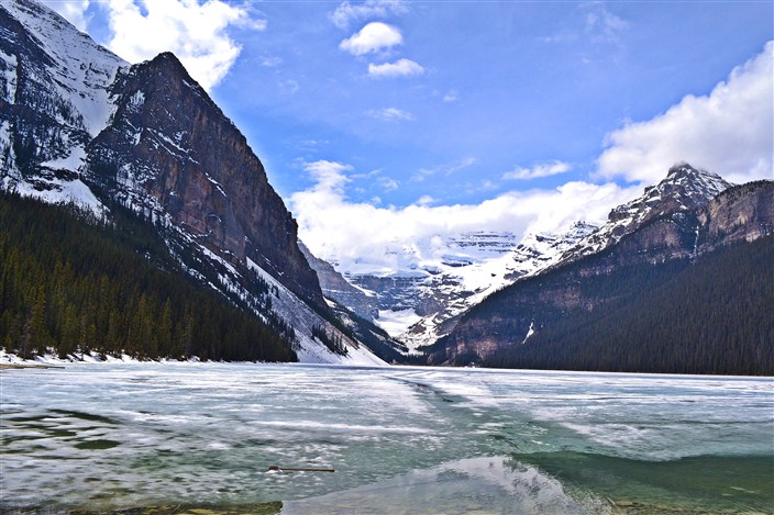 Our first look at Lake Louise